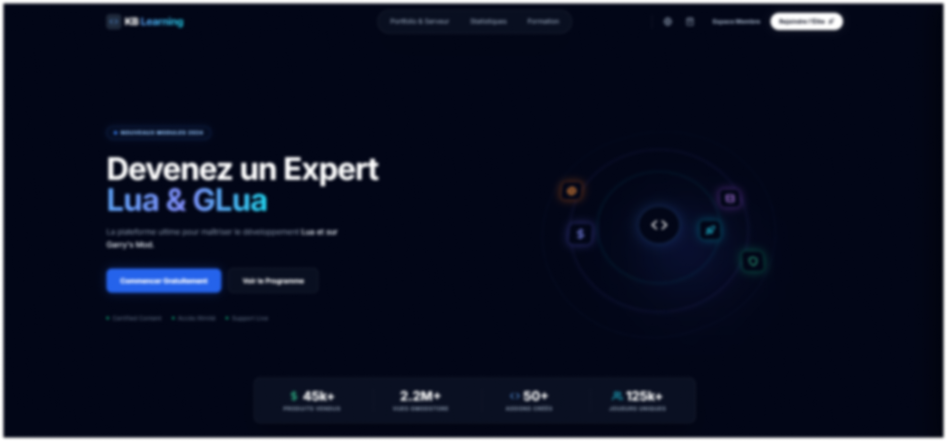 Landing page KB Learning